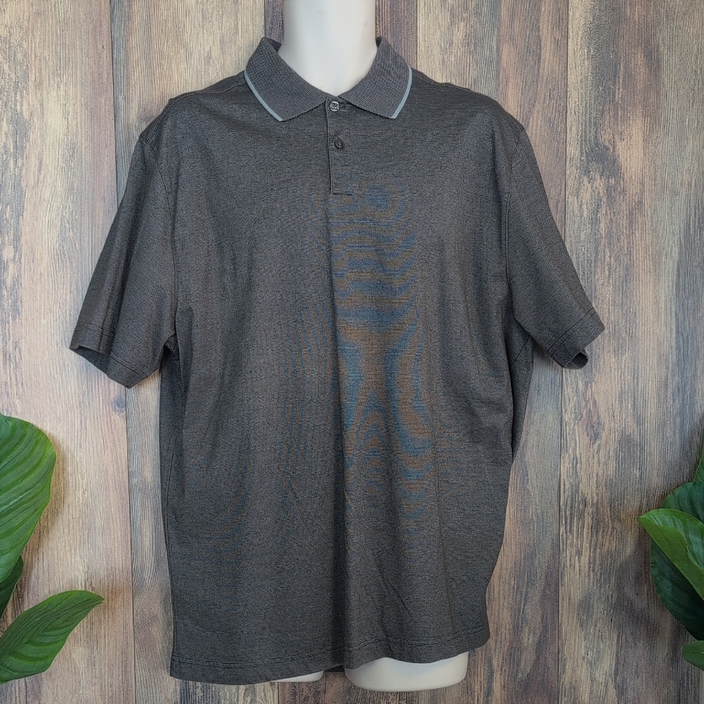 Concepts by Claiborne Men's Charcoal Polo Shirt LT           p315